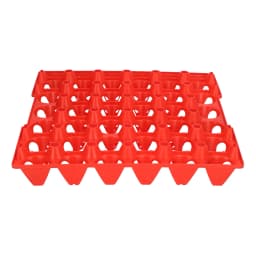 5Pcs Plastic Egg Storage Tray 11.3x11.1in 30 Cell Egg Crates Stackable Egg Holder for Storage Transportation Home Farm Supplies