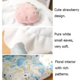 Cake Shape Pet Hideout House Strawberry Design Soft Hamster Warm Nest Comfortable Hamster Shelter House