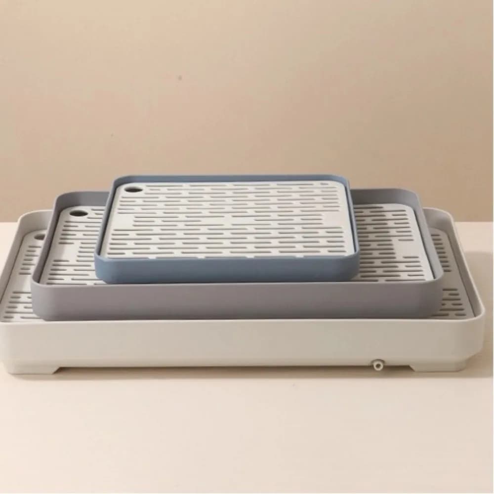 New Small Rabbit Litter Box Plastic Rectangular Pet Toilet Tray Double-layer Bunnie Corner Toilet Box Dutch Pig Supplies