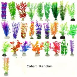 Artificial Underwater Plastic Plants Aquarium Fish Tank Aquatic Fake Shrub Green Water Grass Viewing Simulation Decoration