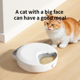 4 Meals Freshness Dry Wet Food Automatic Pet Feeder Cat Smart Feeding Dog Food Dispenser Button Timing Cat Dog Slow Feeding Bowl