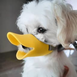 1pc Small Pet Dog Muzzle Silicone Mask Dog Duck Muzzle Anti-bite Anti-Eating Anti-Barking Muzzle Dog Accessories Supplies