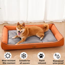 Large Dog Bed Waterproof Dog Bed for Big Dogs Summer Cooling Cat Bed Soft Sleeping Pet Mat All Seasons Puppy Mat for Chihuahua