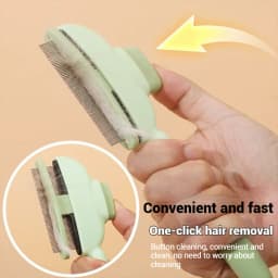 Pet Hair Comb Grooming Brush Effectively Remove Loose Hair Pet Cleaning Tool for Hair Removal and Bathing