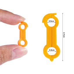 4/5/6mm Parrot Leg Corrector Nestling Leg Splint Rutin Chicken Budgie Cockatiel Eight Character Correction Ring Bird Supplies