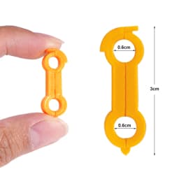 4/5/6mm Parrot Leg Corrector Nestling Leg Splint Rutin Chicken Budgie Cockatiel Eight Character Correction Ring Bird Supplies