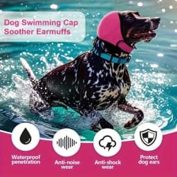 Adjustable Dog Earmuffs - Noise Reduction, Comfortable Quiet Headgear, Soothing Head Wrap, Suitable for Bathing, Grooming, Thunder, Fireworks - Durable Pet Supplies, Suitable for Squirrels