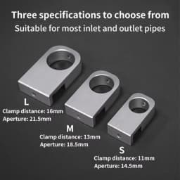 Portable Aquarium Water Tube Holder Multifunctional Aluminum Alloy Water Pipe Hose Mount Bracket Pipe Accessory Tube Fixed Clip