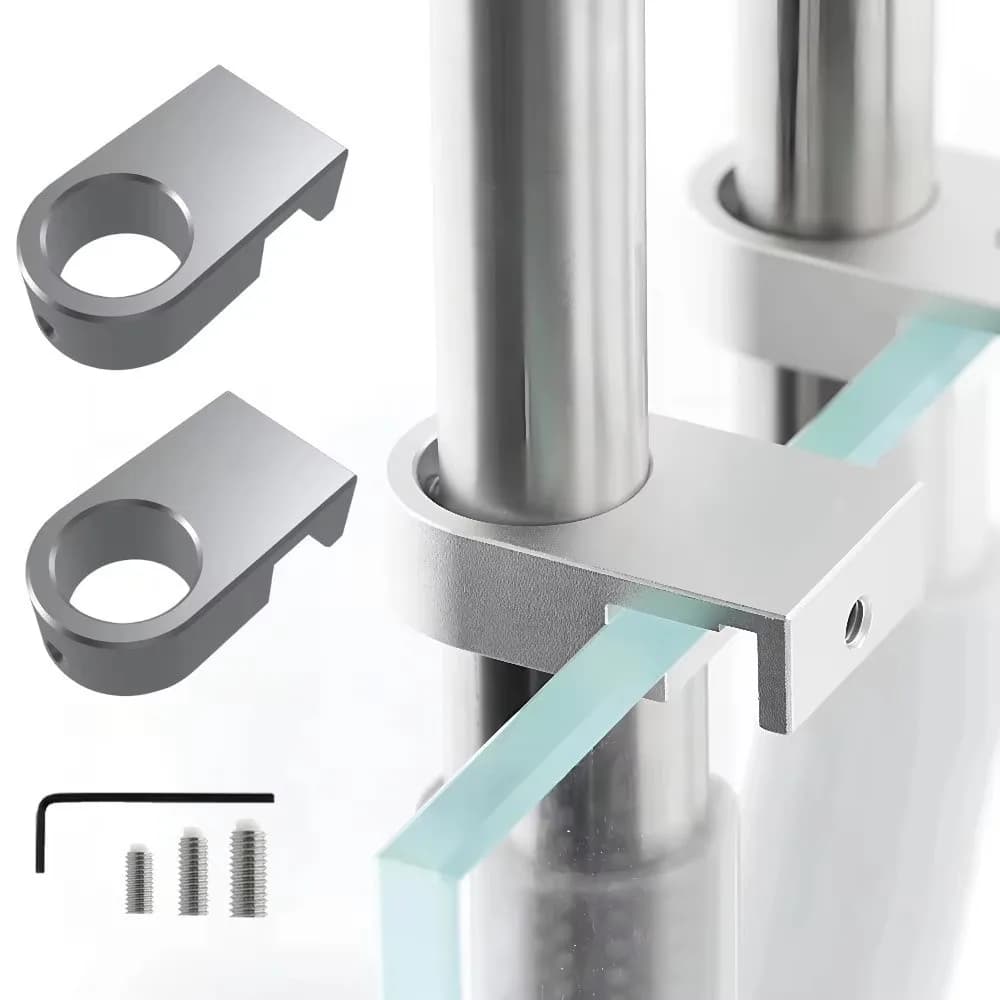 Portable Aquarium Water Tube Holder Multifunctional Aluminum Alloy Water Pipe Hose Mount Bracket Pipe Accessory Tube Fixed Clip