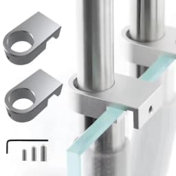 Portable Aquarium Water Tube Holder Multifunctional Aluminum Alloy Water Pipe Hose Mount Bracket Pipe Accessory Tube Fixed Clip