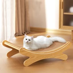 Cat Scratch Pad 2 in 1 Scratch Lounge Cat Bed Breathable Wear-Resistant Cat Lounge Bed Nest for Indoor Outdoor