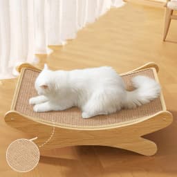 Cat Scratch Pad 2 in 1 Scratch Lounge Cat Bed Breathable Wear-Resistant Cat Lounge Bed Nest for Indoor Outdoor