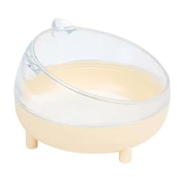 Beautiful Transparent For Mice Rabbit Pets Cage Toilet Hamster Bathroom Hamster Sand Bath Box Hamster Sand Bath Container