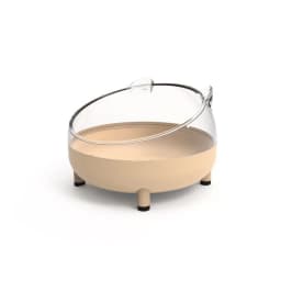 Beautiful Transparent For Mice Rabbit Pets Cage Toilet Hamster Bathroom Hamster Sand Bath Box Hamster Sand Bath Container