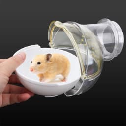 Bathroom Cage Box Pet Hamster Small Animal Bath Sand Room House Pets Hamster Mouse Small Animals Toilet For Hamster Mouse