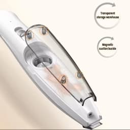 2-In-1 Hair Suction Pet Shaver, Dog Paw Trimmer, Cat Ear Trimmer, Low Noise, With Suction Electric Dog GroomerRechargeable USB