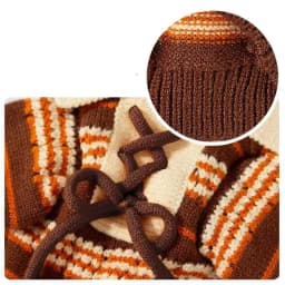 Lapel Cardigan Jacket Knitted Sweater for Wiener Dogs Winter Long Sleeves Warm Coat for Small Mid Dachshund Dogs Pet Clothing