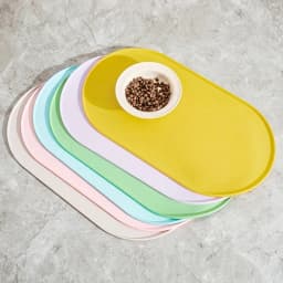 Cat Feeding Mat with Non-Slip Waterproof Design, Pet Food Mat, Compatible with Cat/Dog Bowls, Multipet Households, Dog Owners