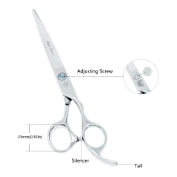 7.0" Purple Dragon Pet Beauty Shears Dog Grooming Scissors 6 Colors Straight Curved Cutting Fur Clipper Thinning Trimmers B0020B