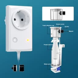 Jebao ASS-600 220V Explosion Proof Smart Aquarium Internal Protein Auto Skimmer Security for Fish Tank Automatic Anti-overflow