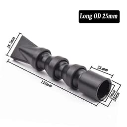 OD20/25/32 Fish Tank Pump Duckbill Nozzle Adjustable Aquarium Filter Pump Rotating Water Outlet Return Pipe Plumbing Connector