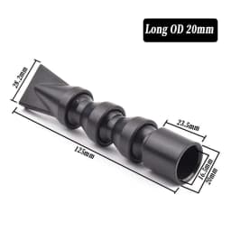 OD20/25/32 Fish Tank Pump Duckbill Nozzle Adjustable Aquarium Filter Pump Rotating Water Outlet Return Pipe Plumbing Connector