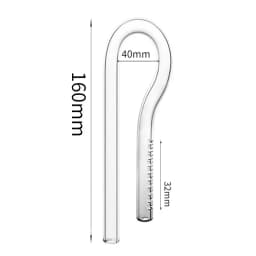 Mini Glass Aquarium Planted Tank Lily Pipe Voilet Surface SkImmer Inflow Outflow for 12/16mm (1/2") & 16/22mm (3/4") Tube