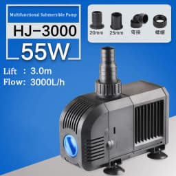 20/25/35/45/55/80/100/150W Multifunctional Submersible Pump Aquarium Fish Tank Water Pump Pond Flow Adjustable Filter Water Pump