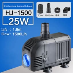 20/25/35/45/55/80/100/150W Multifunctional Submersible Pump Aquarium Fish Tank Water Pump Pond Flow Adjustable Filter Water Pump