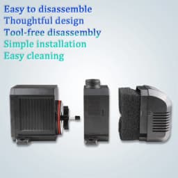 20/25/35/45/55/80/100/150W Multifunctional Submersible Pump Aquarium Fish Tank Water Pump Pond Flow Adjustable Filter Water Pump