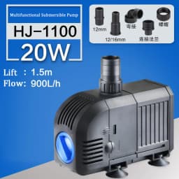 20/25/35/45/55/80/100/150W Multifunctional Submersible Pump Aquarium Fish Tank Water Pump Pond Flow Adjustable Filter Water Pump
