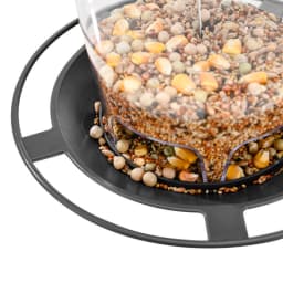 Bird Feeder Automatic Foot Feeding Tool Outdoor Bird Feeder Hanging Nut Feeding Multiple Hole Dispenser Holder Food Container