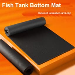 Fish Tank Mat 6MM Thickness Black Mat for Fish Tank 35x20cm Anti Slip Mat Fish Tank Mat 40x40cm