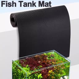 Fish Tank Mat 6MM Thickness Black Mat for Fish Tank 35x20cm Anti Slip Mat Fish Tank Mat 40x40cm