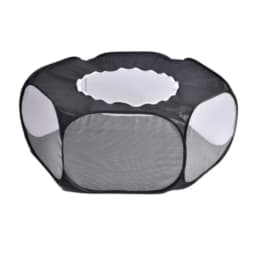 Transparent Portable Pet Cage Tent Dog Cat Playpen Open Folding Yard Fence for Hamster Rabbit Guinea Pig Small Pet Cage