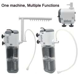 Aquarium Multi-functional Filter Pump Fish Tank Submersible Air Oxygen Aerator Water Change Pump Wave-making Fountain Water Pump