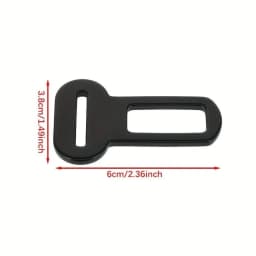 2/4 Pet Seat Belt Adapters Car Metal Clips for Pet Leashes, Compatible with Truck & Car Seats