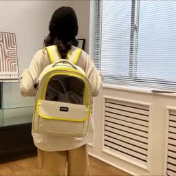 Large Capacity Breathable Mesh Portable Foldable Pet Carrier Backpack for Dog and Cat Outdoor Travel Camping Hiking Supplies