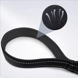 30/45/60cm Dog Rope Short Dog Lead Nylon Reflective Big Dog Training Leash With Zinc Alloy Lock Lockable 360 Degree Rotation