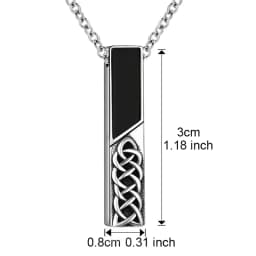 Square Urn Necklace for Human Ashes Cremation Jewelry for Ashes Stainless Steel Keepsake Ashes Necklace Memorial Urn Jewelry