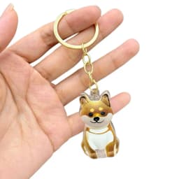 Dog Hair Collection Pendant Hair Storage Box Charm Pet Cute Keychains Clear Plastic Pet Hair Capsule Souvenirs DIY Gifts