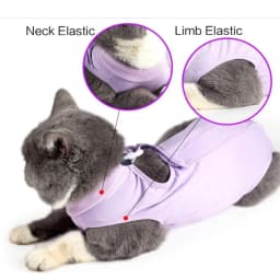 Soft Anti-licking Cat Weaning Suit After Surgery Vest Kitten Recovery Clothes Clothing Jumpsuit Cat Sterilization Suit For Pet