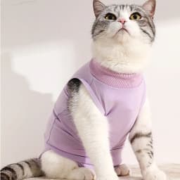 Soft Anti-licking Cat Weaning Suit After Surgery Vest Kitten Recovery Clothes Clothing Jumpsuit Cat Sterilization Suit For Pet