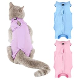 Soft Anti-licking Cat Weaning Suit After Surgery Vest Kitten Recovery Clothes Clothing Jumpsuit Cat Sterilization Suit For Pet