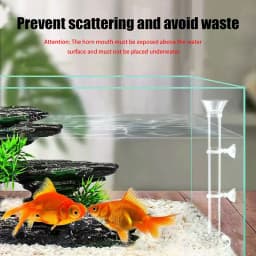 Acrylic Aquarium Feeder Tube Dish Transparent Fish Tank Shrimp Snail Shrimp Food Feeder Bowl Feeding Accessories
