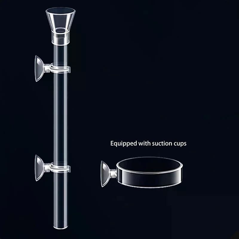 Acrylic Aquarium Feeder Tube Dish Transparent Fish Tank Shrimp Snail Shrimp Food Feeder Bowl Feeding Accessories