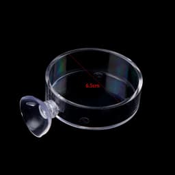 Acrylic Aquarium Feeder Tube Dish Transparent Fish Tank Shrimp Snail Shrimp Food Feeder Bowl Feeding Accessories
