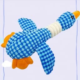 New Pineapple Velvet Goose Dog Toy Cat Toy Pet Double Color Goose Tough Bite Chew Plush Sound Toy Pet Supplies