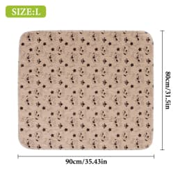 1Pc Puppy Pads With Pheromones, Washable PuppyPad Pee Pads, Ultra-Durable 4-Layer Leak-Proof Training Mats With Non-Slip Bottom