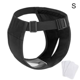With 3 Cotton Pads Female Dog Panties Easy To Wear Washable Dog Physiological Nappies Breathable Adjustable